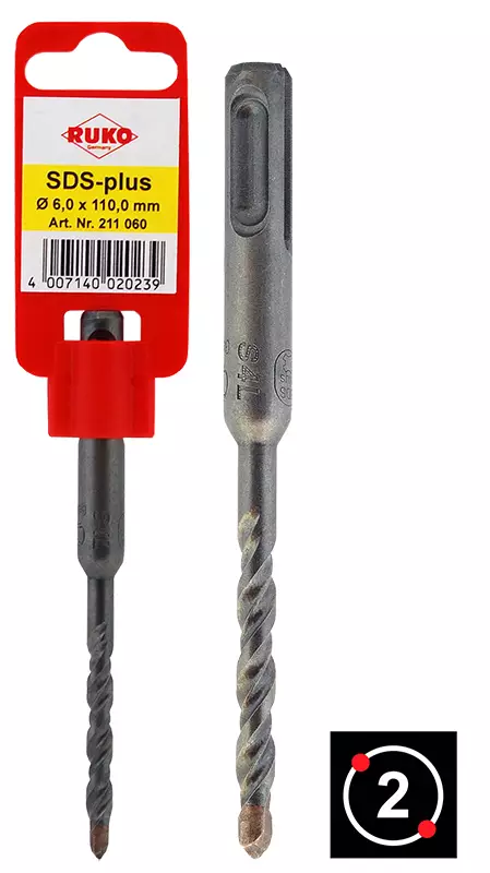 KIVIPORANTERÄT SDS+ RUKO IP-ripustinpakkaus - Kivi- ja SDS poranterät - 4673 - 1