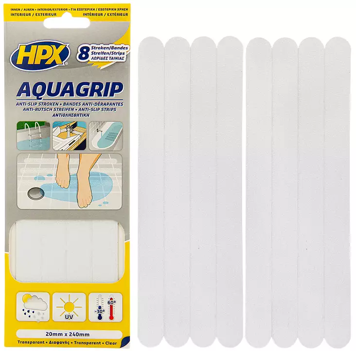 LIUKUESTETEIPPI 8KPL 20MM X 240MM - Muut teipit - 5243 - 1