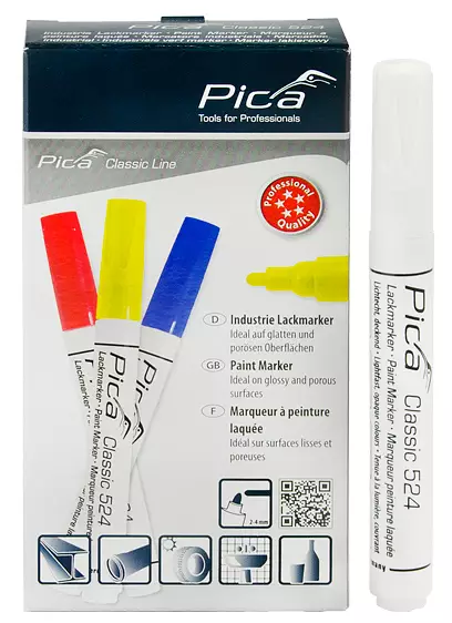 MAALITUSSI VALKOINEN 2-4MM - Merkintätuotteet - 4593 - 1