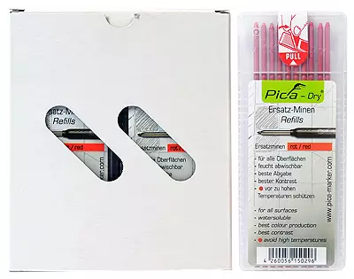 MERKINTÄKYNÄN LYIJY PUNAINEN DRY - Merkintätuotteet - 2653 - 1