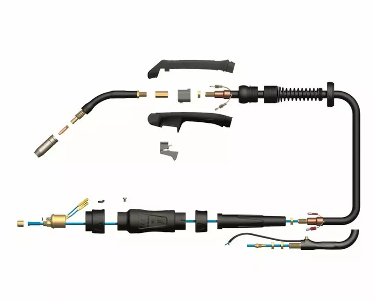 MIG POLTIN 150A-4M 1 KPL - Mig-Polttimet ja kulutusosat - 16843 - 1