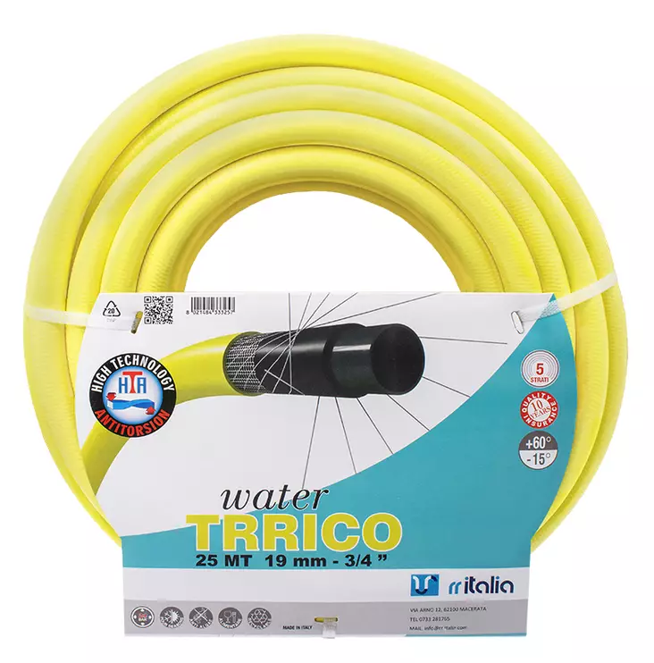 PUUTARHALETKU 3/4" 25M TRRICO - Puutarhaliittimet, -pistoolit ja -letkut - 15983 - 1
