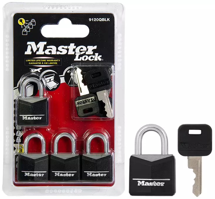 RIIPPULUKKO 20MM 11MM 4-PACK VINYYLI - Lukot - 6293 - 1