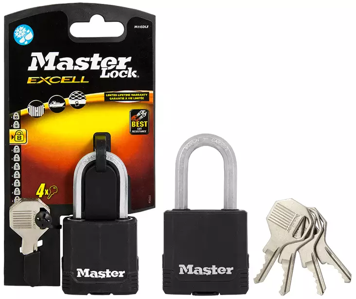 RIIPPULUKKO 48MM 38MM SÄÄNKESTÄVÄ - Lukot - 6303 - 1