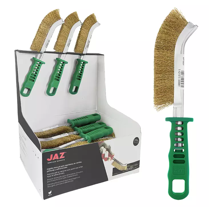 TERÄSHARJA MESSINKI - Teräsharjalaikat ja - harjat - 12203 - 1