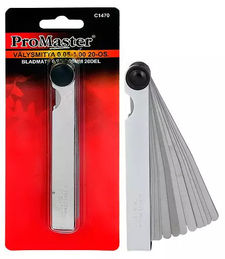 VÄLYSMITTA 0.05-1.00 20-OS. - Työntömitat ja tulkit - 1833 - 1