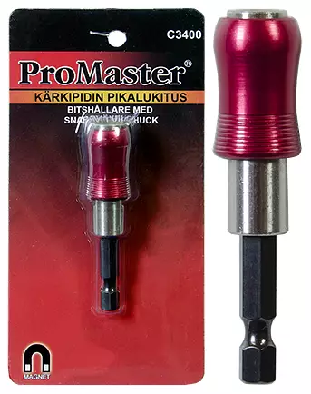 KÄRKIPIDIN MAGNEETILLA 70MM PIKALUKITUS - Jatkovarret, vääntimet ja adapterit - 2904 - 1