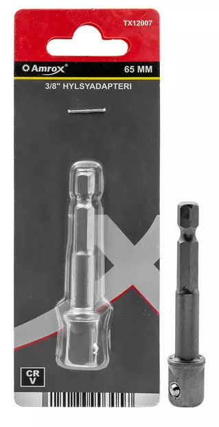 HYLSYADAPTERI 1/2" X 72MM CRV - Jatkovarret, vääntimet ja adapterit - 16564 - 1