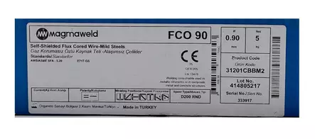 TÄYTELANKA 0,9 MM-5,0KG FCO 90 - Hitsauslangat - 31454 - 2