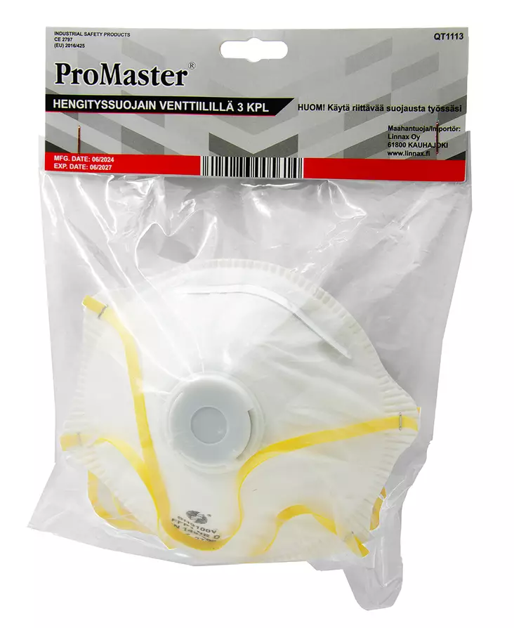 HENGITYSSUOJAIN VENT. 3KPL FFP1 - P1 luokan hengityssuojaimet - 654 - 1