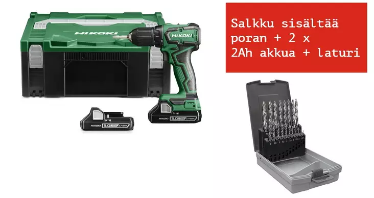 HIKOKI PORA JA SPEEDSTEP 1-10 MM PAKETTI - Hikoki - 34624 - 1