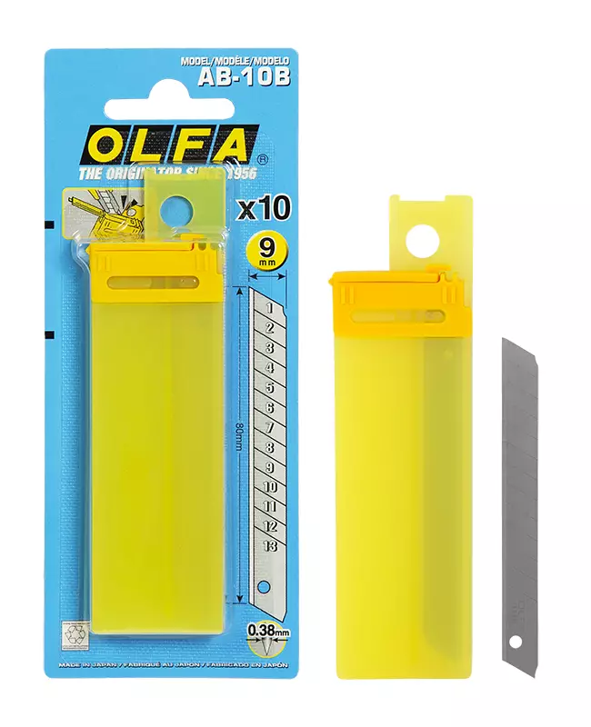 KATKOTERÄVEITSEN VARATERÄ 9MM 10KPL - Veitset ja varaterät - 7104 - 1