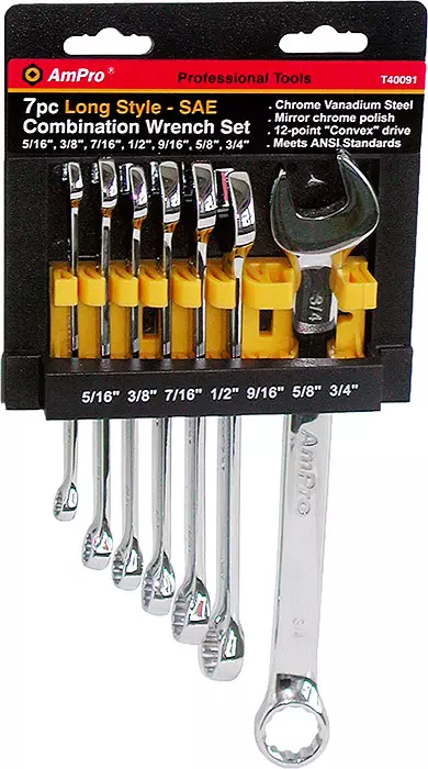 KIINTOLENKKIAVAINSARJA 7-OS. SAE - Kiinto- ja räikkälenkkisarjat - 764 - 1