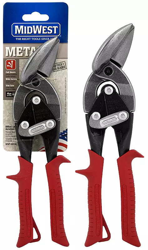 LEVYSAKSET OFFSET VASEN - Peltisakset - 6524 - 1