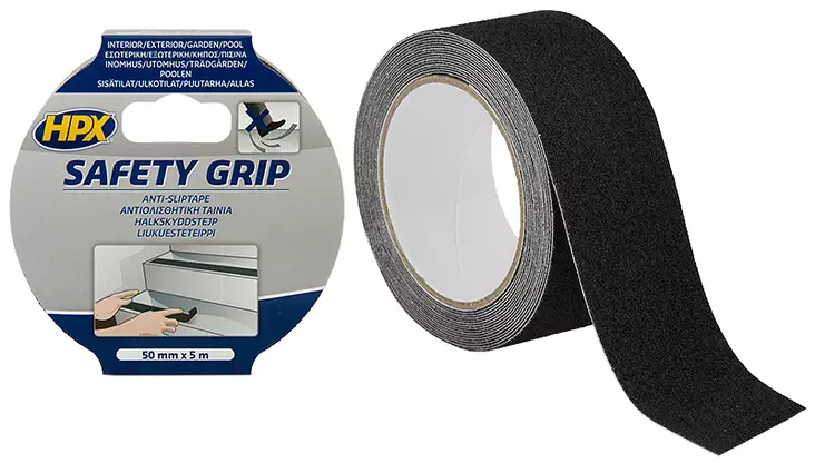 LIUKUESTETEIPPI 50MM X 5M MUSTA - Muut teipit - 6234 - 1