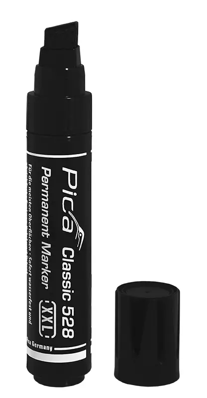 MERKINTÄTUSSI VIISTO MUSTA 4-12MM - Merkintätuotteet - 7784 - 1