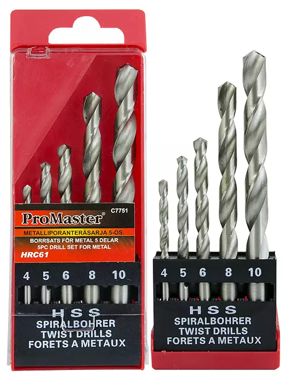 METALLIPORANTERÄSARJA 5-OS. - Kierukkaporasarjat HSS - 3004 - 1