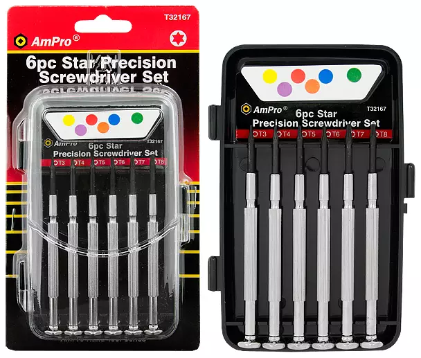 MIKRORUUVIMEISSELISARJA 6-OS. TORX - Ruuvitalttasarjat - 2564 - 1