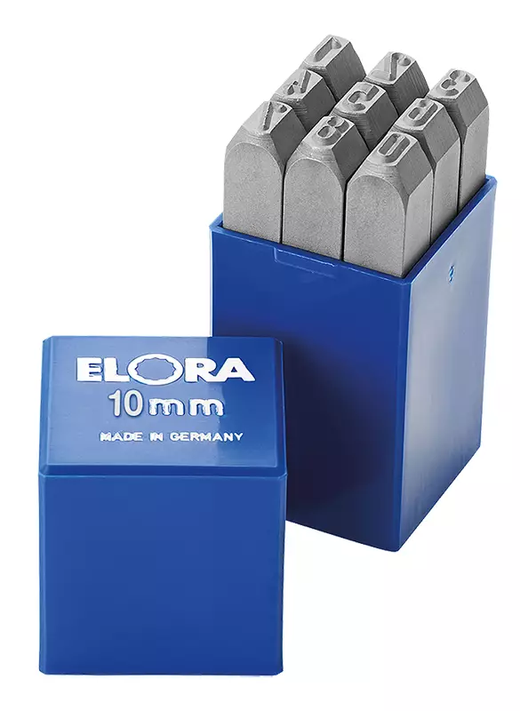 NUMEROMEISTI 9-OS. 10MM - Taltat, tuurnat ja meistit - 16354 - 1