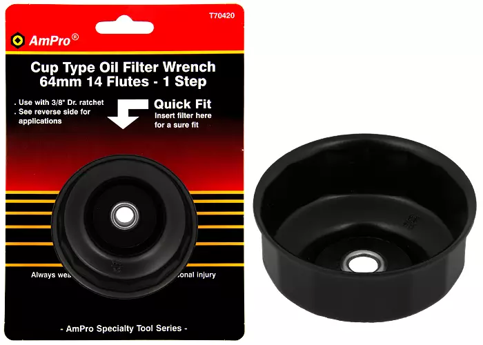 ÖLJYNSUODATIN AVAIN KUPPI 64MM - Öljyroppu/ Suodatinavaimet - 934 - 1