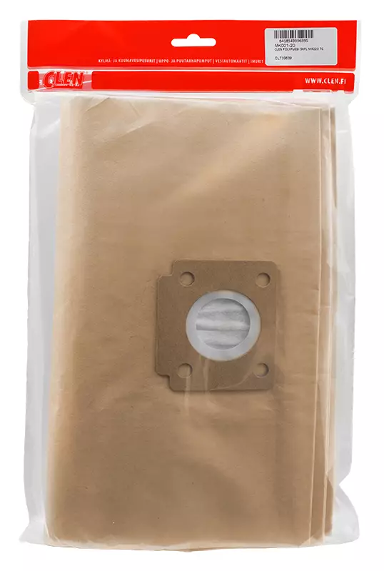 PAPERIPÖLYPUSSI MK 2201 TC (5 KPL) - Clen pölypussit - 16034 - 1