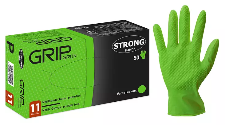 PERFECT GRIP ASENTAJANKÄSINE KOKO 10 NITRIILI 50KPL - Kertakäyttökäsineet - 18334 - 1