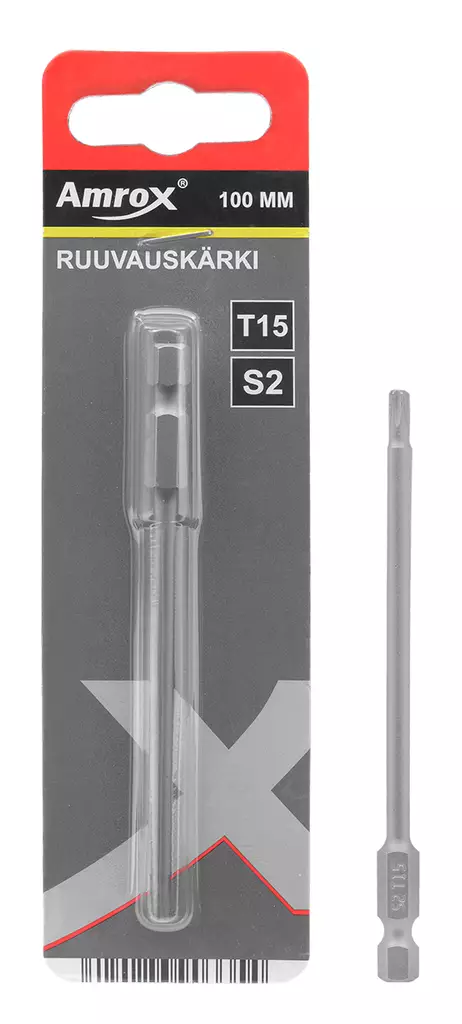 PITKÄT TORX-RUUVAUSKÄRJET 1/4" Amrox - Ruuvauskärjet ja -sarjat - 31014 - 1