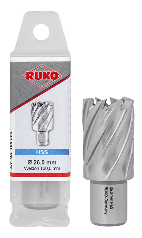 PORAJYRSIN 26MM HSS WELDON-KIINNITYS - Jyrsinporanterät - 12534 - 1