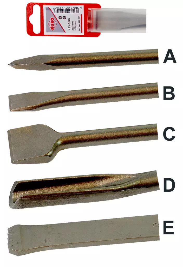 PORAVASARATALTAT SDS+ RUKO IP-ripustinpakkaus - Kivi- ja SDS poranterät - 4674 - 1