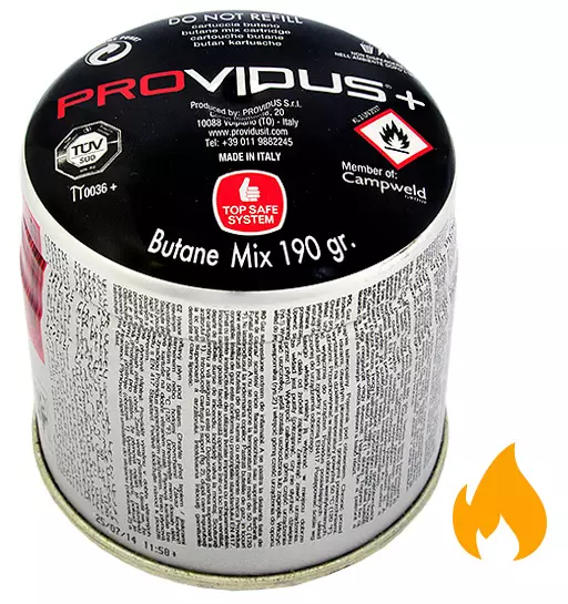 PRO NESTEKAASUSÄILIÖ 190G TOP SAFE - Nestekaasusäiliöt - 1644 - 1