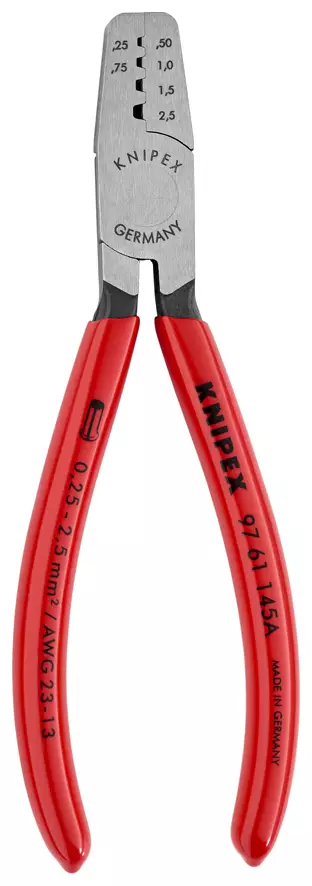 PURISTUSPIHDIT 145 MM 0,25-2,5 MM2 / 24-14 AWG - Liitinpihdit ja liittimet - 14564 - 1