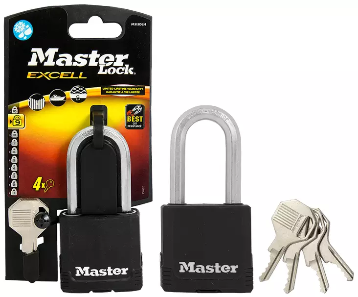 RIIPPULUKKO 51MM 51MM SÄÄNKESTÄVÄ - Lukot - 6304 - 1