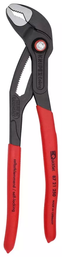 SIIRTOLEUKAPIHDIT COBRA QUICKSET Knipex - Putkipihdit ja siirtoleukapihdit - 12614 - 1