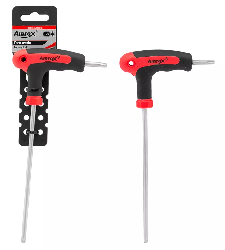 TORX-AVAIMET T-KAHVALLA Amrox - Torx ja XZN-avaimet ja sarjat - 19844 - 1