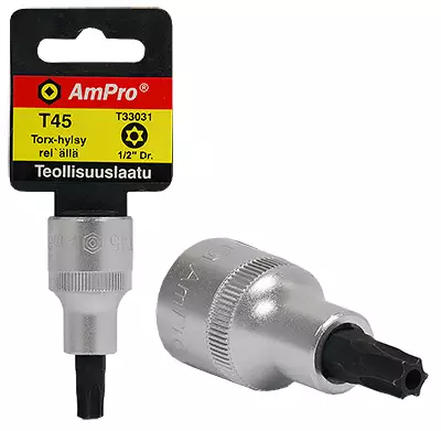 TORX-KÄRKIHYLSYT REIÄLLÄ 1/2" AmPro - Hylsyt 1/2" - 4524 - 1
