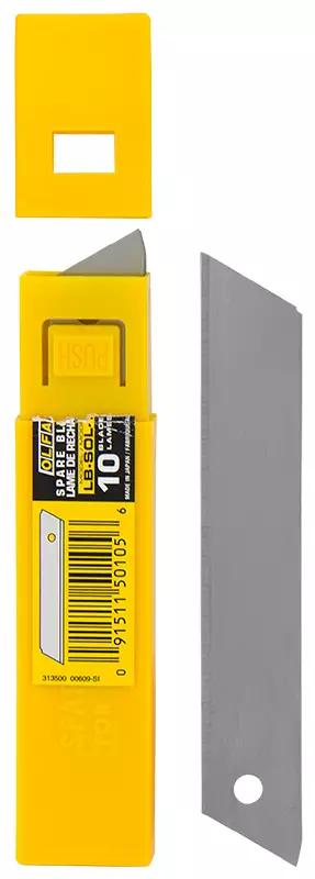 VARATERÄ UNBREAKABLE 18MM 10KPL ILMAN KATKOURIA - Veitset ja varaterät - 7184 - 1