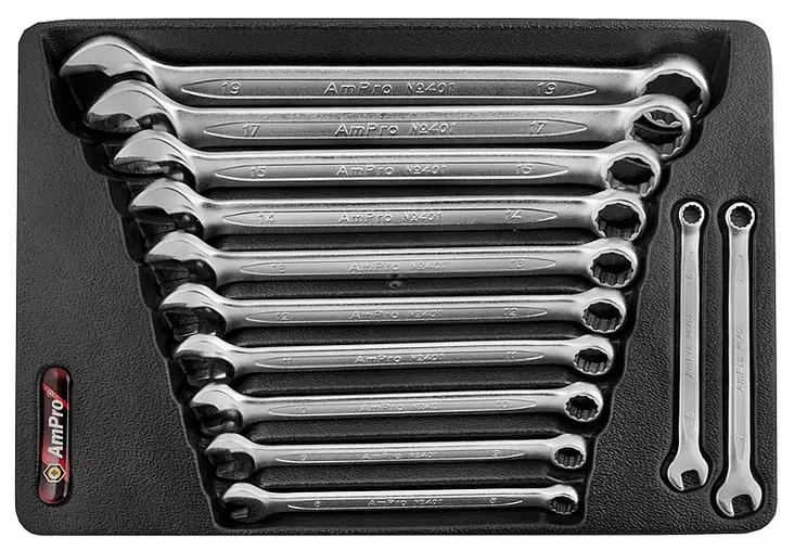 VB-KIINTOLENKKIAVAINSARJA 12-OS. 6-19 MM - Kiintolenkkiavaimet - 3744 - 1