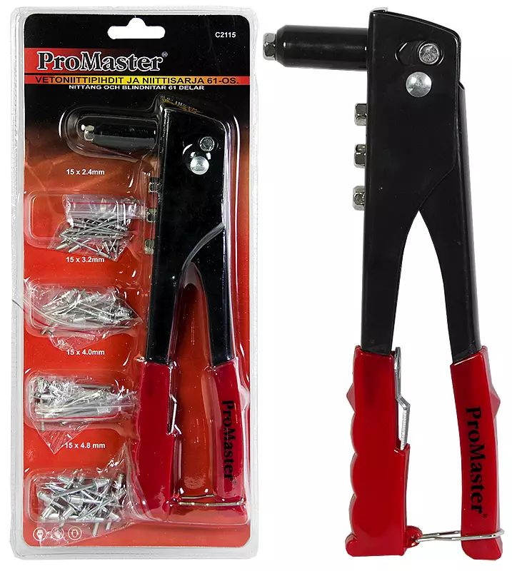 VETONIITTIPIHTI-NIITTISARJA 61-OS. - Vetoniittipihdit ja -niitit - 2754 - 1