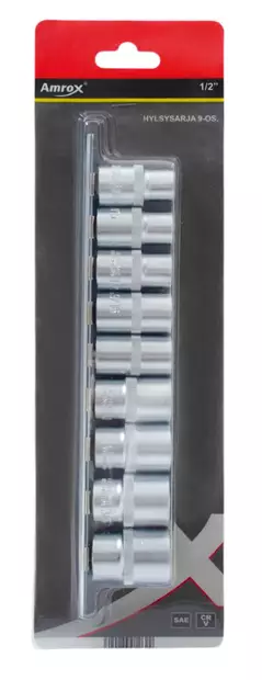HYLSYSARJA 1/2" SAE 9-OS - Hylsysarjat 1/2" vääntiöllä - 18585 - 2