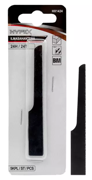 ILMASAHANTERÄ 24H/5KPL PUU/ALUMIINI - Paineilmatarvikkeet - 19945 - 1