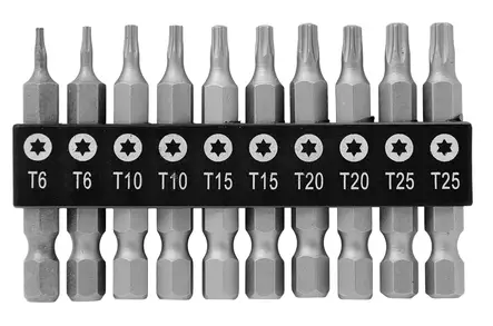 KÄRKISARJA 10-OS TORX - Ruuvauskärjet ja -sarjat - 18565 - 1
