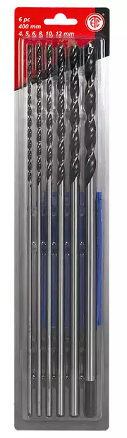 PUUPORASARJA 6-OS. 4-12MM PITKÄ - Puuporanterät - 6975 - 2