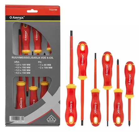 RUUVIMEISSELISARJA 6-OS. VDE - VDE-ruuvitaltat - 15015 - 1