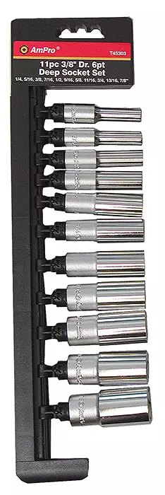 PITKÄ HYLSYSARJA 3/8" SAE 11-OS. - Hylsysarjat 3/8" vääntiöllä - 1475 - 1