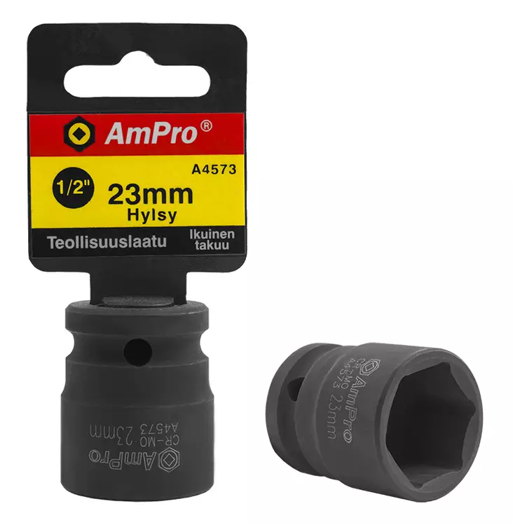 VOIMAHYLSYT 1/2" 6PT AmPro - Voimahylsyt 1/2" - 4505 - 1