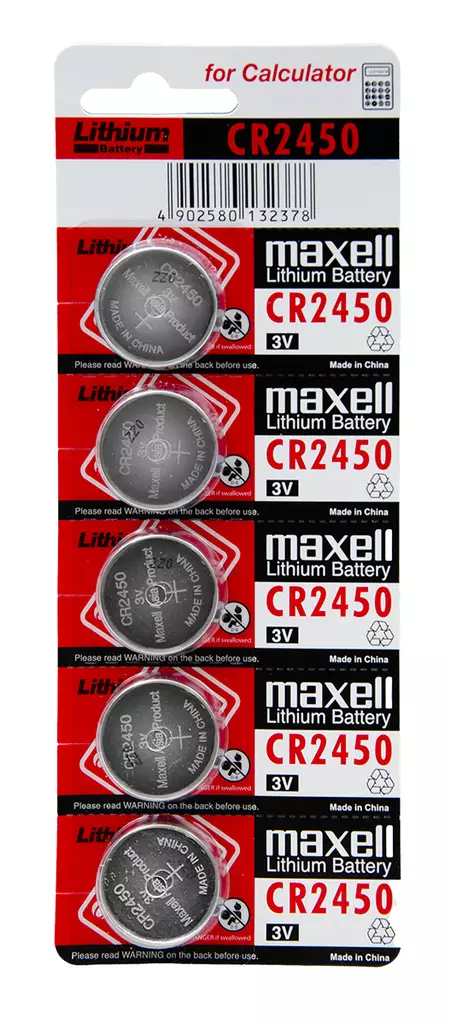 ELEKTRONIIKKAPARISTO 3V CR2450 5KPL - Alkaliparistot - 18715 - 1