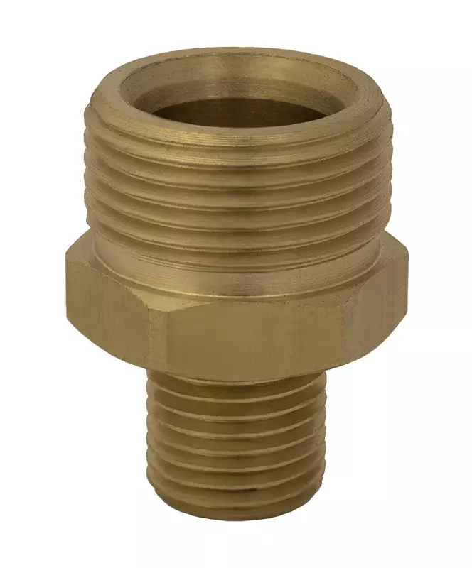 KAKSOISNIPPA M22x1,5U - 1/4"U MESSINKI - Clen kaksoisnipat ja liittimet - 11235 - 1