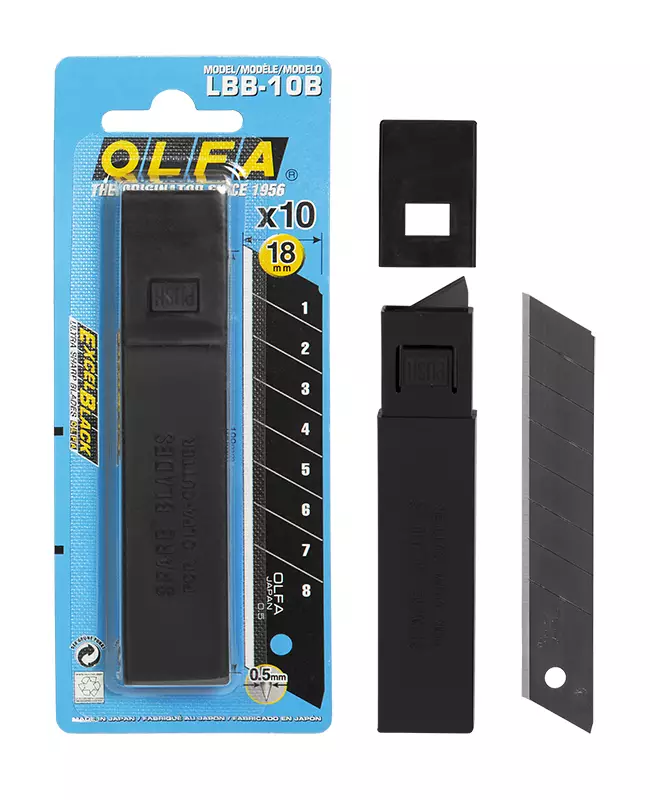 KATKOTERÄVEITSEN VARATERÄT ERIKOISTERÄVÄ 18MM 10KPL - Veitset ja varaterät - 7105 - 1