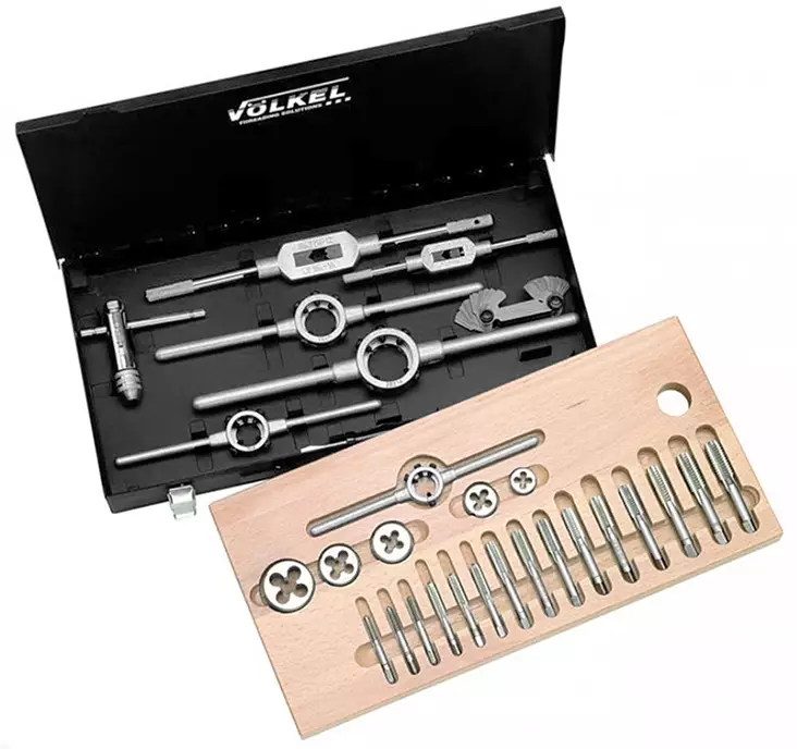 KIERRETYÖKALUSARJA 1/4"-1/2" UNF HSS-G - Kierretappisarjat - 12625 - 1