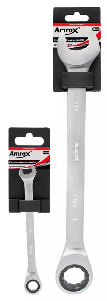 KIINTOLENKKIAVAIN RÄIKÄLLÄ 10 MM SUORA - Räikkälenkkiavaimet - 17565 - 1